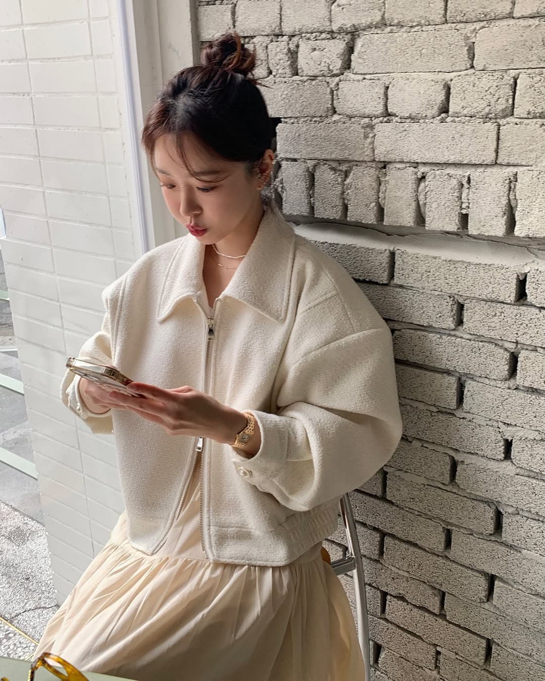 작은 샤넬 스타일 트위드 재킷 작은 외투 여성 빛 요리 한 패션 chic 명문 여성 숙녀 상세 이미지 17