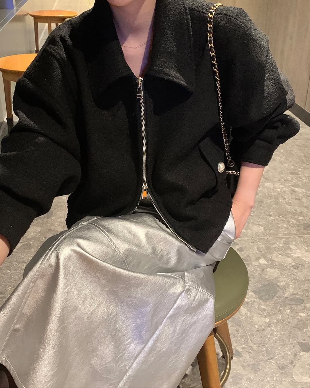 작은 샤넬 스타일 트위드 재킷 작은 외투 여성 빛 요리 한 패션 chic 명문 여성 숙녀 상세 이미지 27