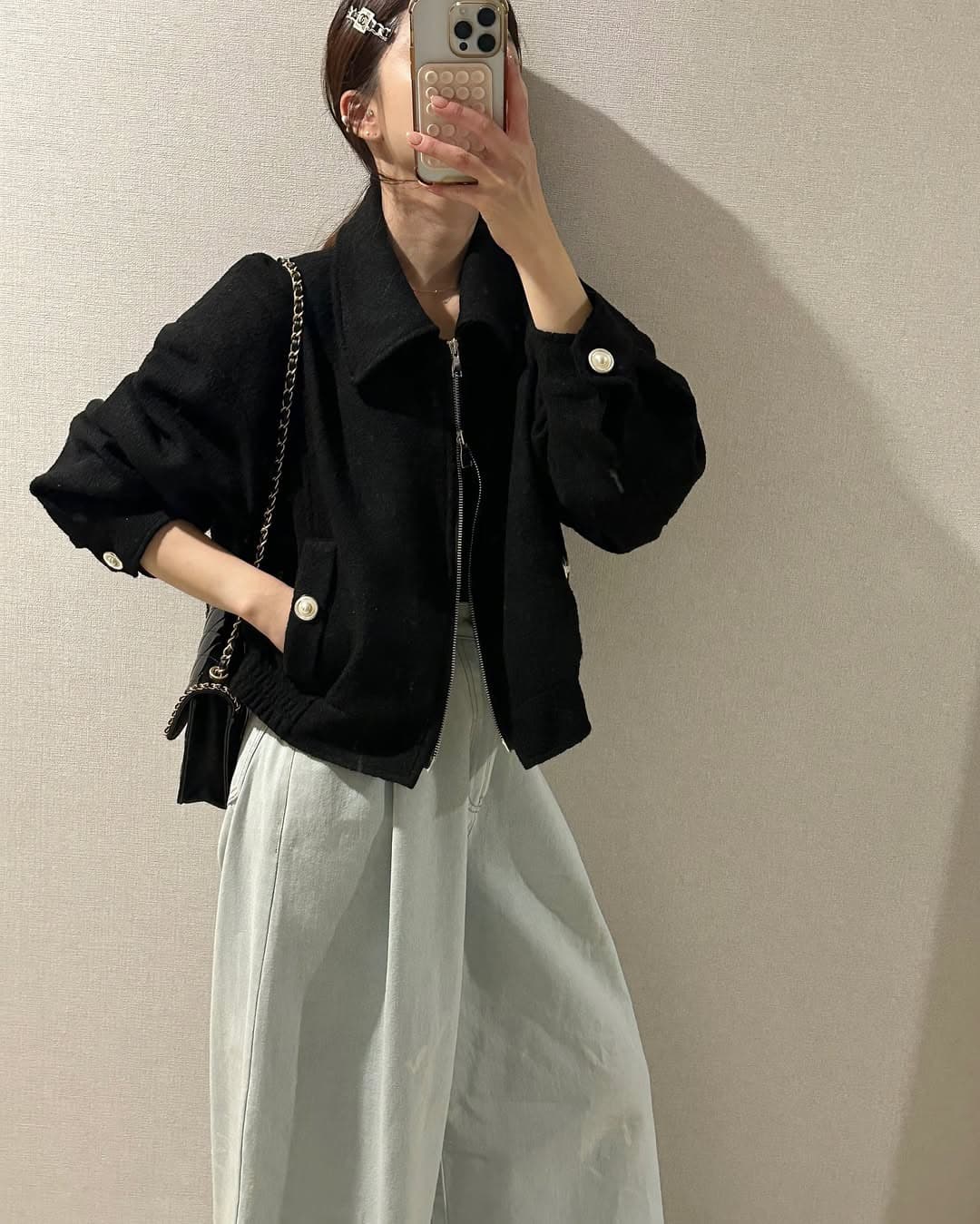 작은 샤넬 스타일 트위드 재킷 작은 외투 여성 빛 요리 한 패션 chic 명문 여성 숙녀 상세 이미지 36