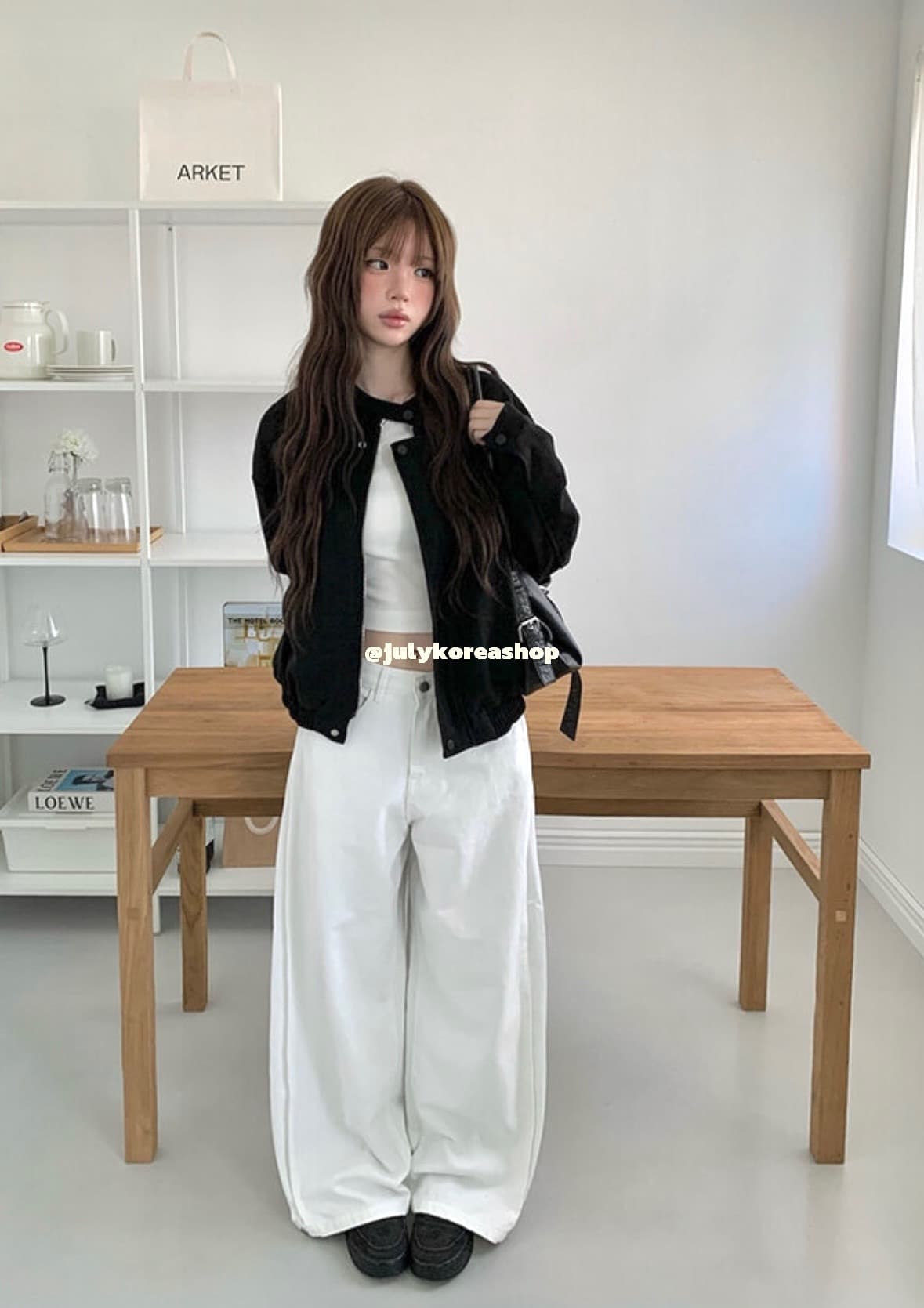 있음 선적 chic 가을 겨울 레트로 스탠드 칼라 지퍼 오토바이 재킷 여성 코트 상세 이미지 28