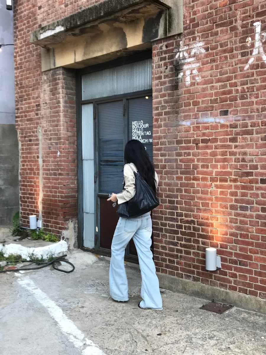 한국 chic 가을 작은 대중 레트로 Chic 단추 장식 루즈핏 다용도 긴팔 워크웨어 재킷 짧은 외투 상세 이미지 5