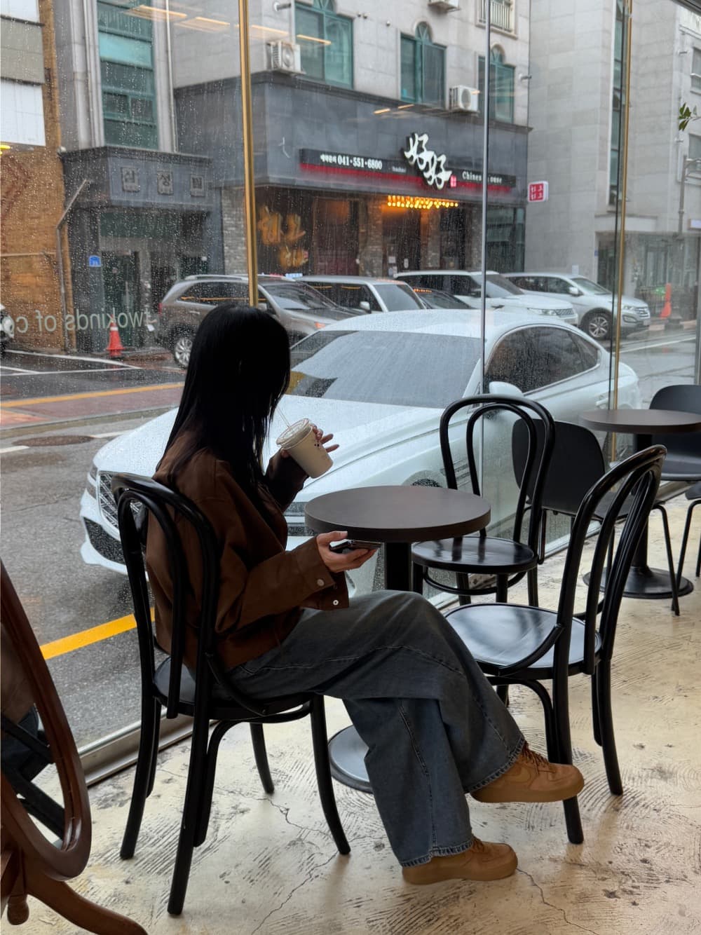 chic 가을 겨울 다용도 사슴 캐시미어 보온 여성 코트 상세 이미지 26