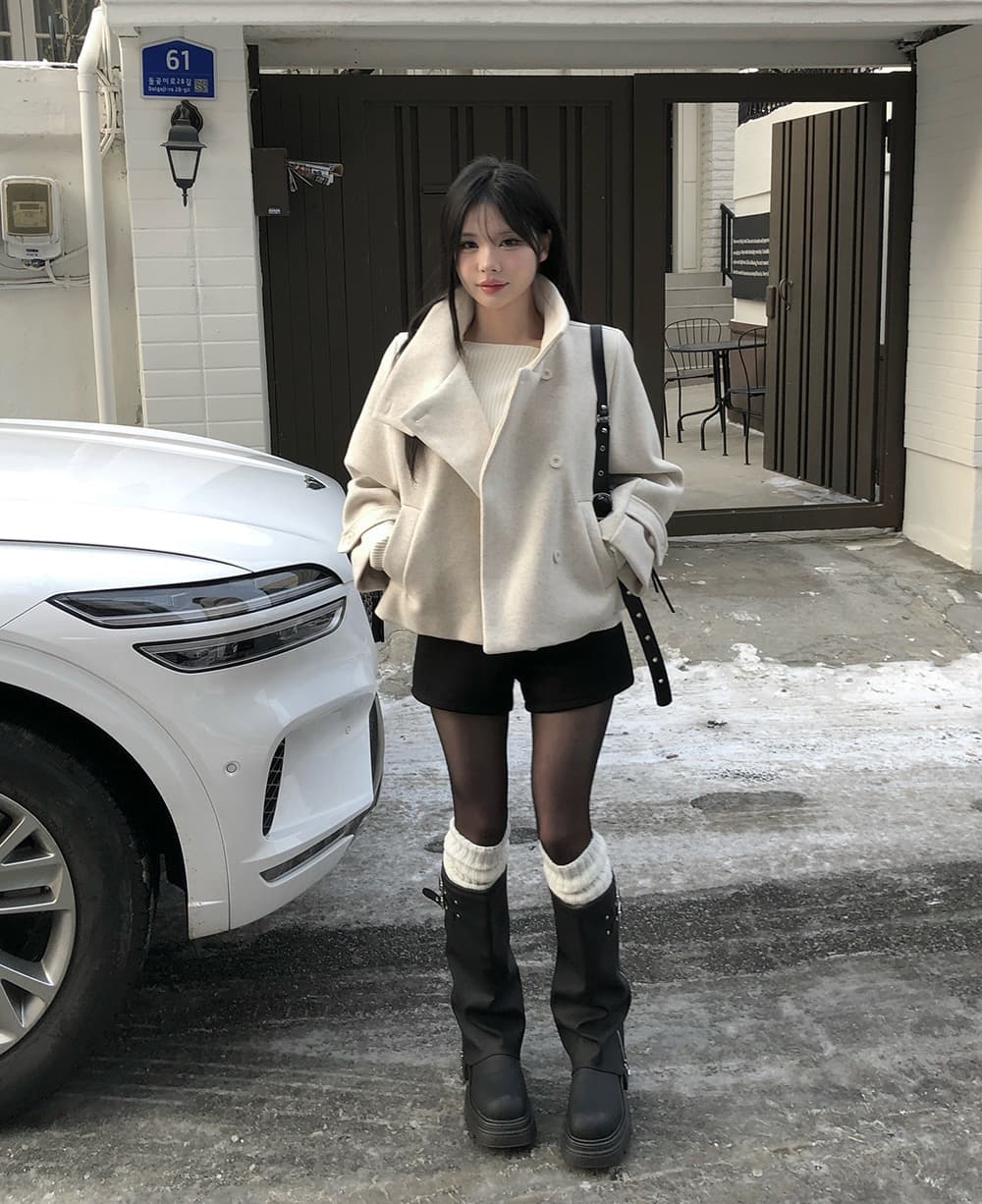 있음 선적 한국 chic 겨울 새로운 스탠드 칼라 플러스 면 두꺼운 단추 보온 자켓 상세 이미지 6