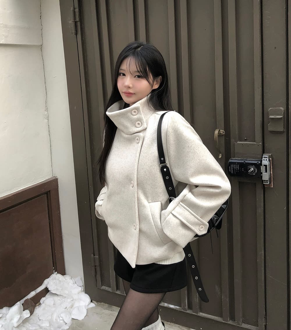 있음 선적 한국 chic 겨울 새로운 스탠드 칼라 플러스 면 두꺼운 단추 보온 자켓 상세 이미지 9