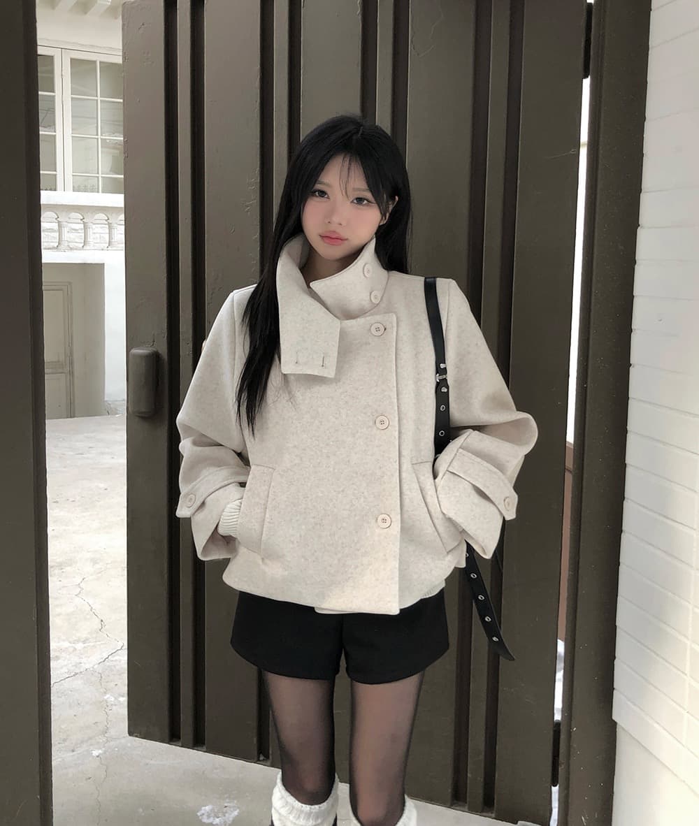 있음 선적 한국 chic 겨울 새로운 스탠드 칼라 플러스 면 두꺼운 단추 보온 자켓 상세 이미지 12