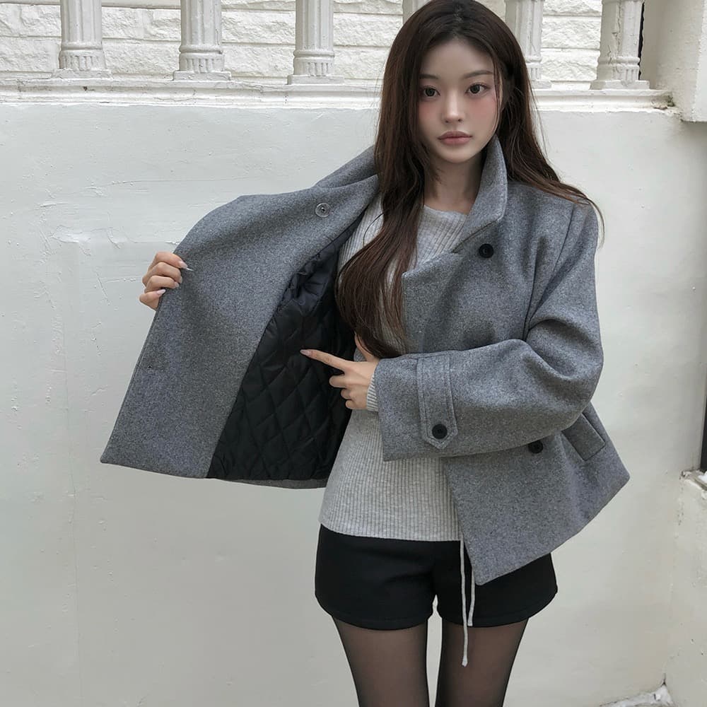 있음 선적 한국 chic 겨울 새로운 스탠드 칼라 플러스 면 두꺼운 단추 보온 자켓 상세 이미지 18