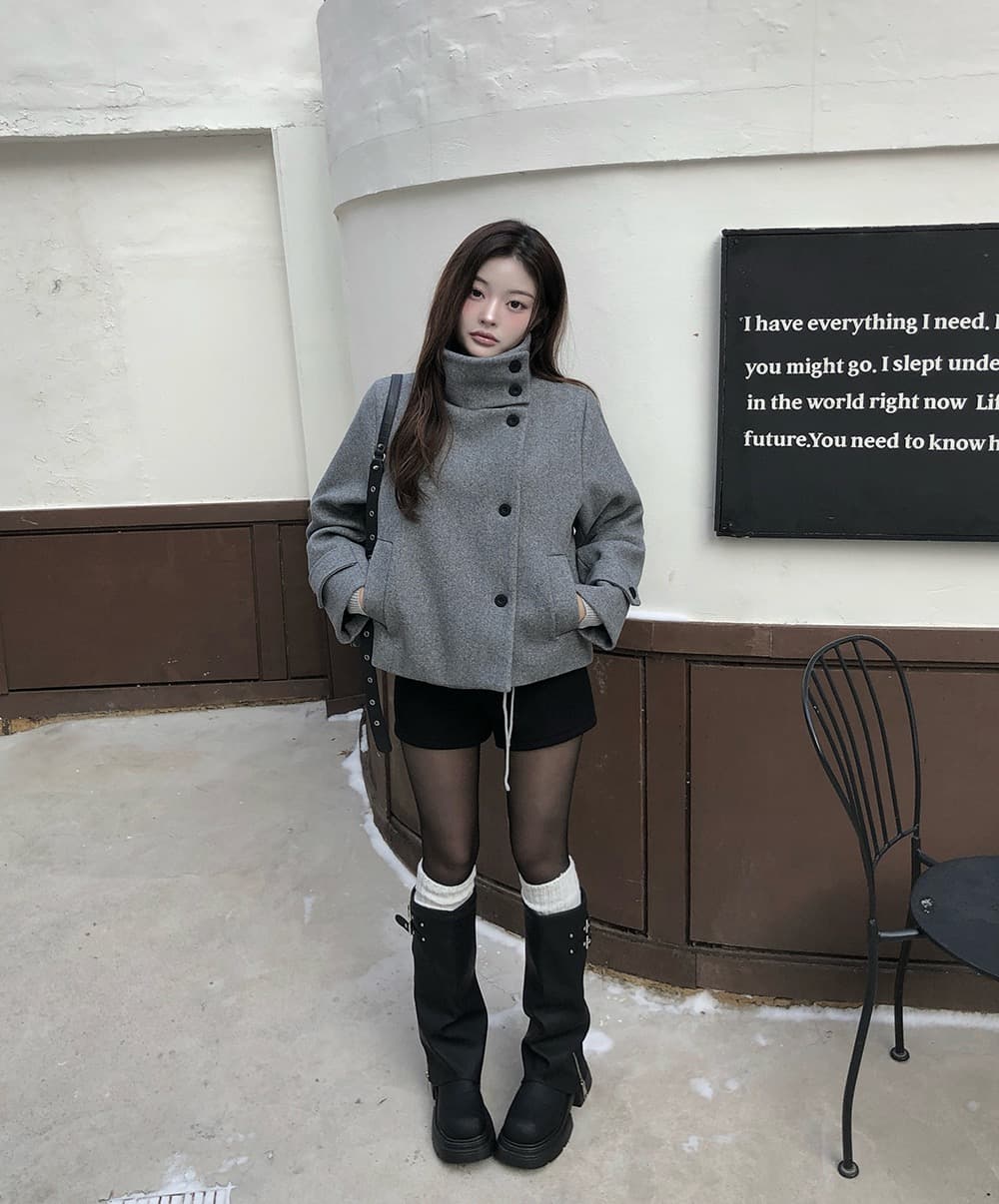 있음 선적 한국 chic 겨울 새로운 스탠드 칼라 플러스 면 두꺼운 단추 보온 자켓 상세 이미지 20