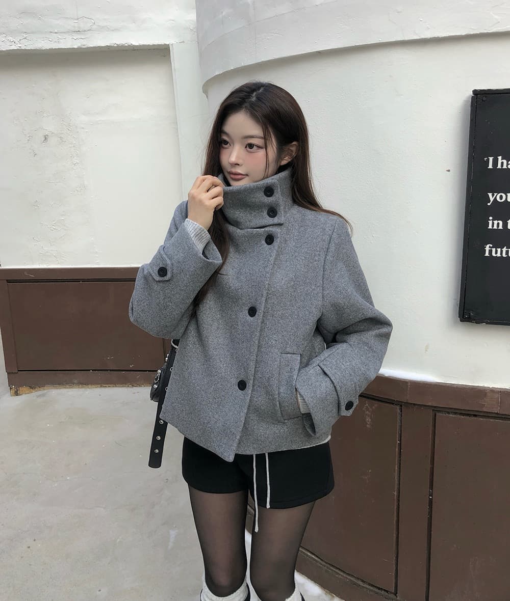 있음 선적 한국 chic 겨울 새로운 스탠드 칼라 플러스 면 두꺼운 단추 보온 자켓 상세 이미지 21