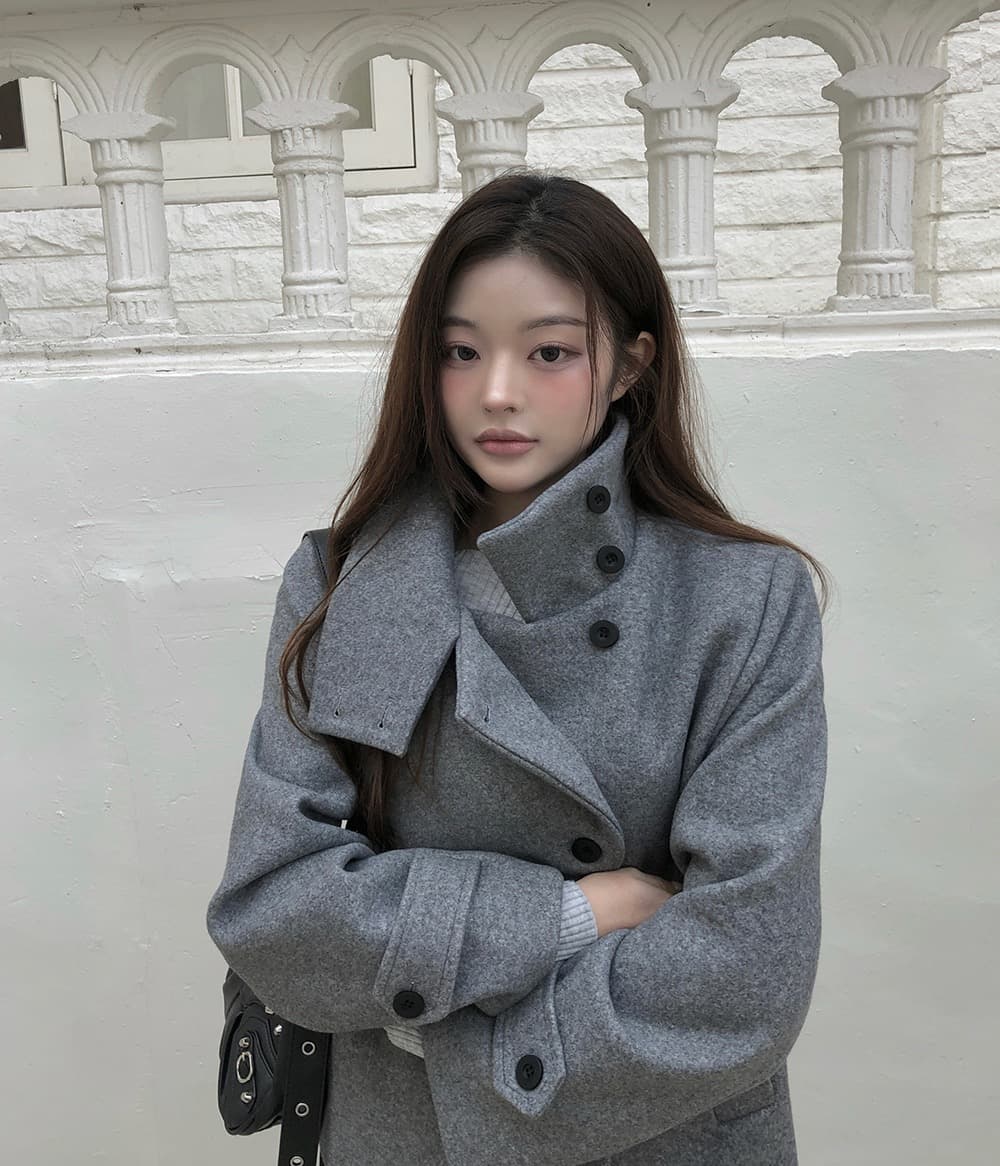있음 선적 한국 chic 겨울 새로운 스탠드 칼라 플러스 면 두꺼운 단추 보온 자켓 상세 이미지 27