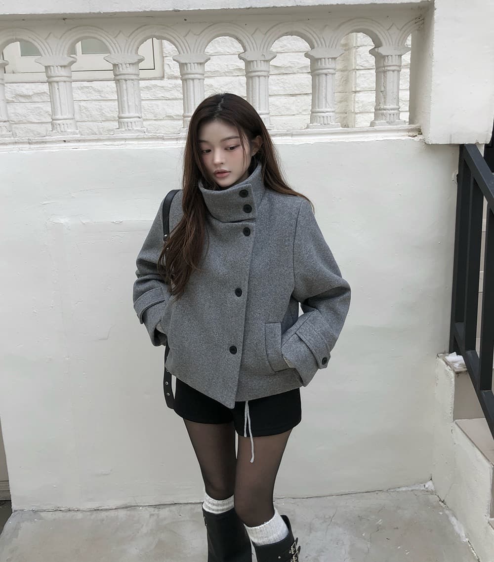 있음 선적 한국 chic 겨울 새로운 스탠드 칼라 플러스 면 두꺼운 단추 보온 자켓 상세 이미지 29