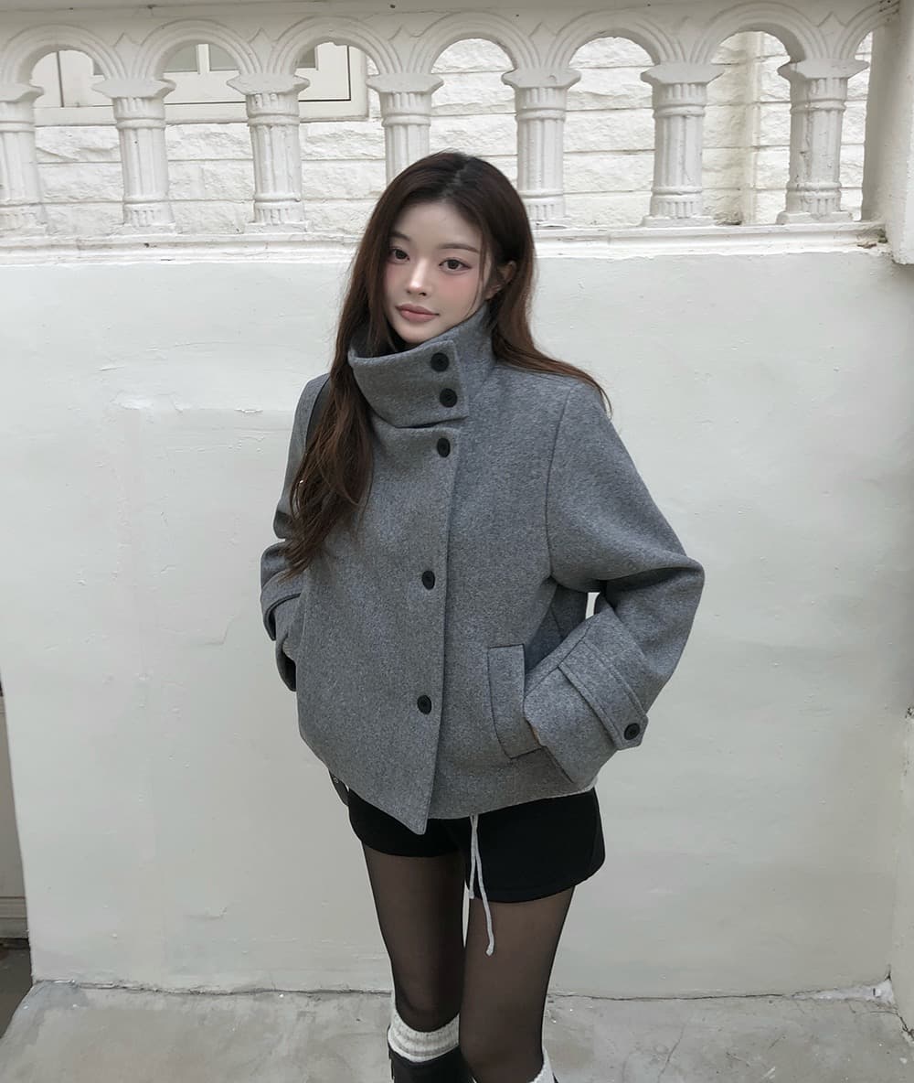 있음 선적 한국 chic 겨울 새로운 스탠드 칼라 플러스 면 두꺼운 단추 보온 자켓 상세 이미지 30