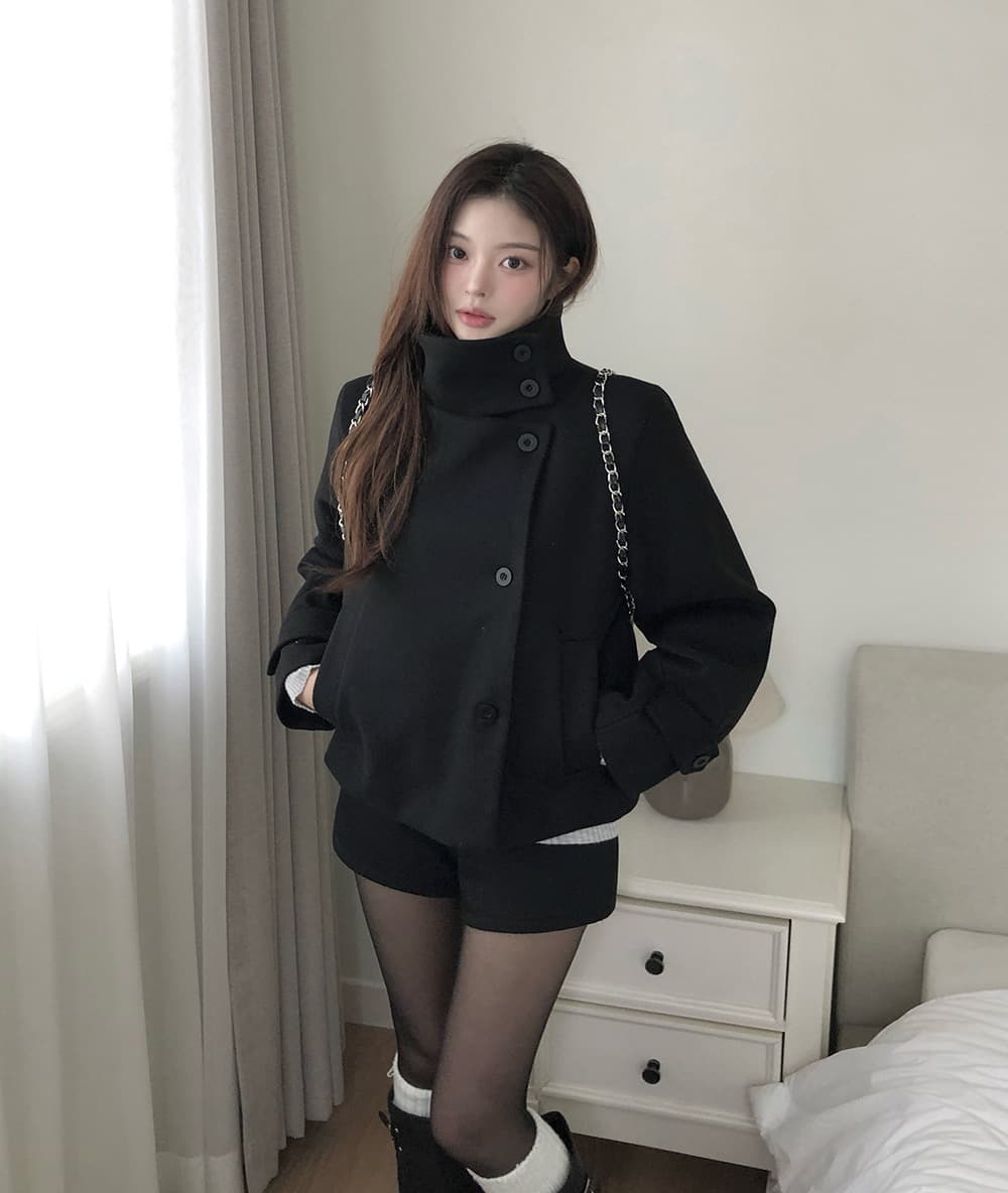 있음 선적 한국 chic 겨울 새로운 스탠드 칼라 플러스 면 두꺼운 단추 보온 자켓 상세 이미지 31