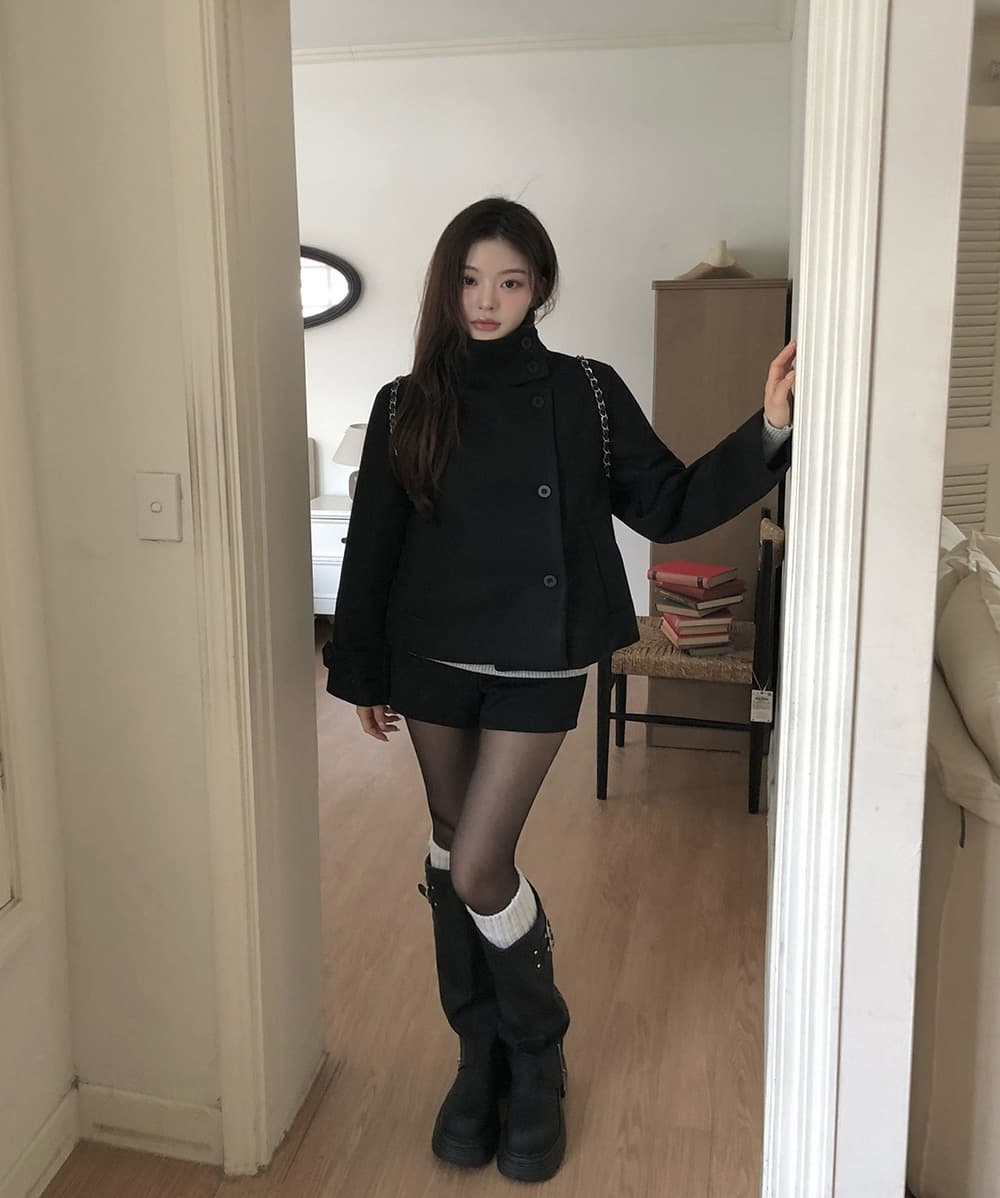 있음 선적 한국 chic 겨울 새로운 스탠드 칼라 플러스 면 두꺼운 단추 보온 자켓 상세 이미지 34