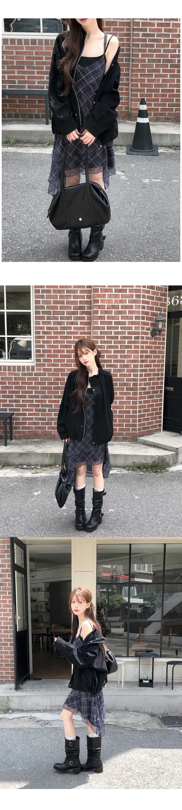 있음 선적 chic 한국 스타일 양면 플리스 후드 카디건 코트 상세 이미지 16