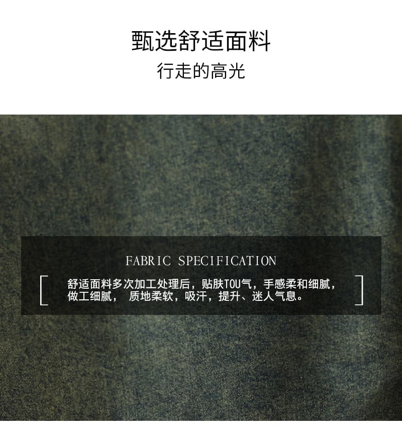 새로운 실사 레트로 긴팔 문예 팬 데님 루즈핏 중간 길이 빅 사이즈 여성 드레스 상세 이미지 7