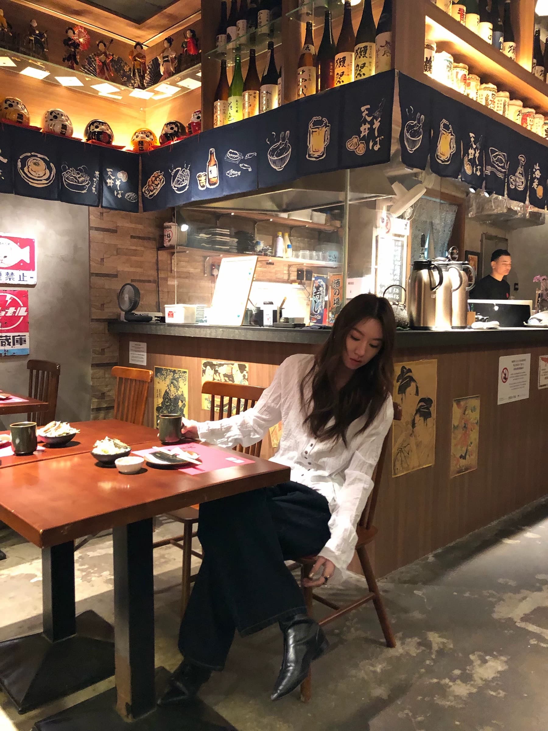 gakee official 쿠바 칼라 주름 여성 셔츠 봄 섹션 질감 센스 느슨함 바람 캐주얼 루즈핏 맨위 상세 이미지 4