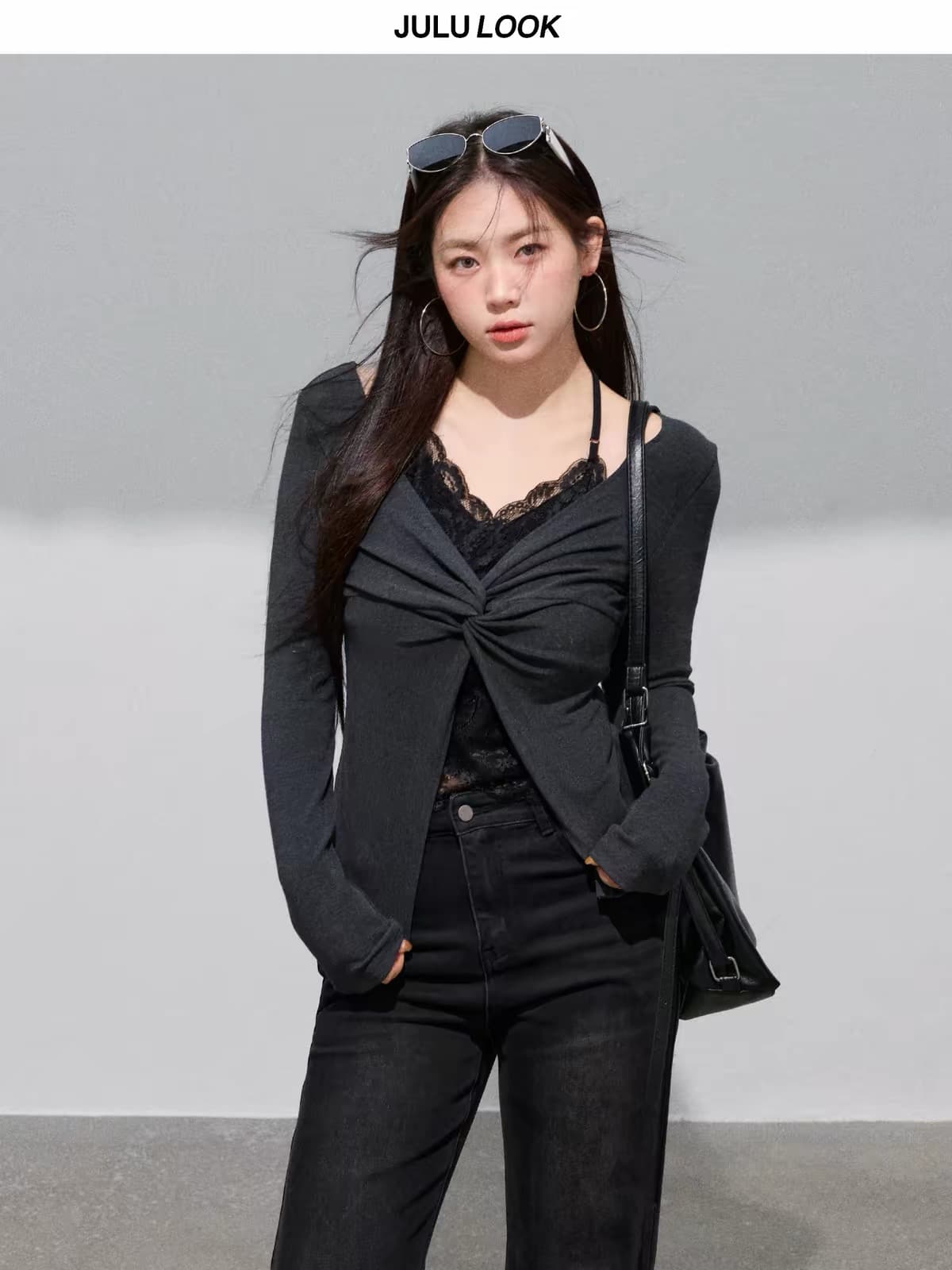 줄루어 스튜디오 부드러운 흐릿한 마이크로 지방 mm 페이크 레이어드 핫걸 레이스 맨위 이미지 3