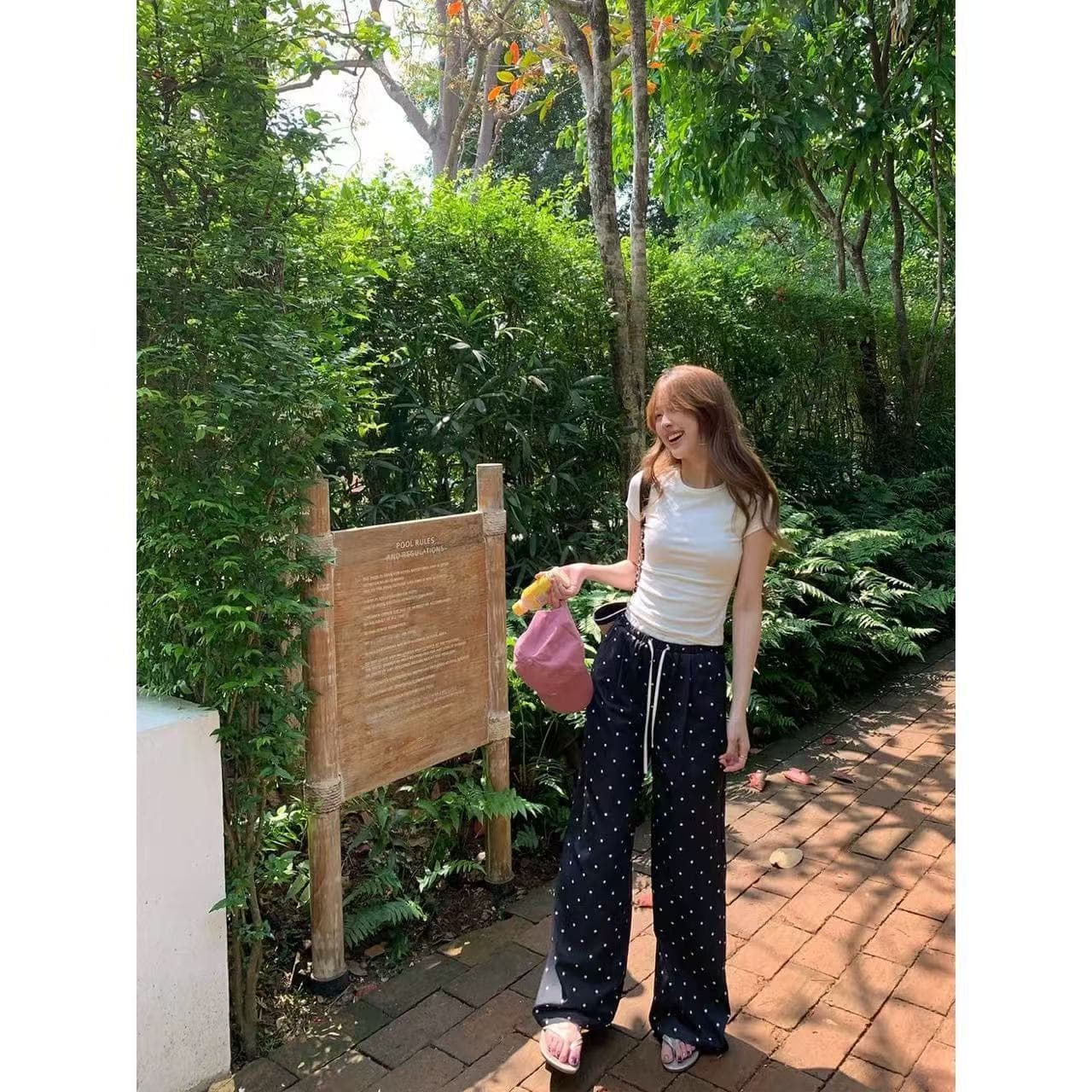 im ~까지 슈퍼 좋은 핏 스타일 비둘기 tee 프로 피부 라이 경기 서울 긍정적 인 어깨 티셔츠 여성 몸매 가꾸기 슬림해 보이는 반팔 맨위 상세 이미지 4