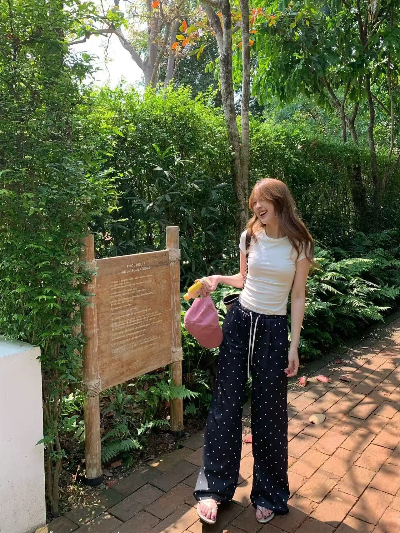 im ~까지 슈퍼 좋은 핏 스타일 비둘기 tee 프로 피부 라이 경기 서울 긍정적 인 어깨 티셔츠 여성 몸매 가꾸기 슬림해 보이는 반팔 맨위 상세 이미지 6