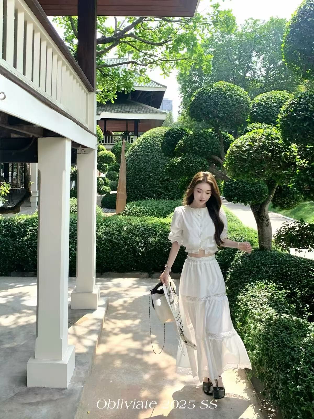 하나 잊다 모두 비워 순수한 흰색 사랑 법 새싹 양성 및 음성 둘 착용 여성 셔츠 여름 디자인 센스 품격 반팔 맨위 이미지 3
