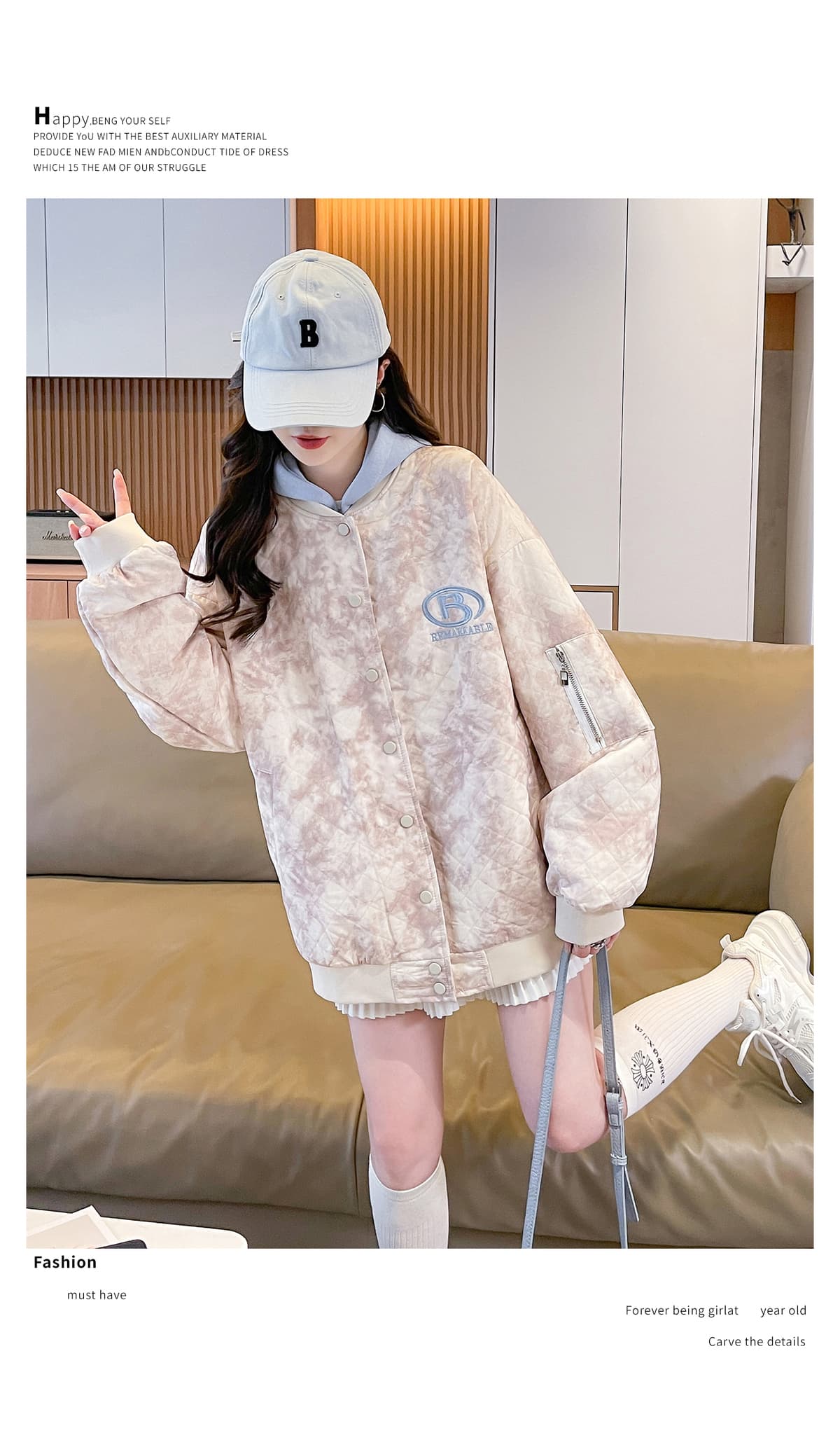 실사 962# 가을 의상 재킷 2026 새로운 추석 겨울 의류 후드 오픈 가디건 소녀 루즈핏 두꺼운 외국 가스 맨위 상세 이미지 21