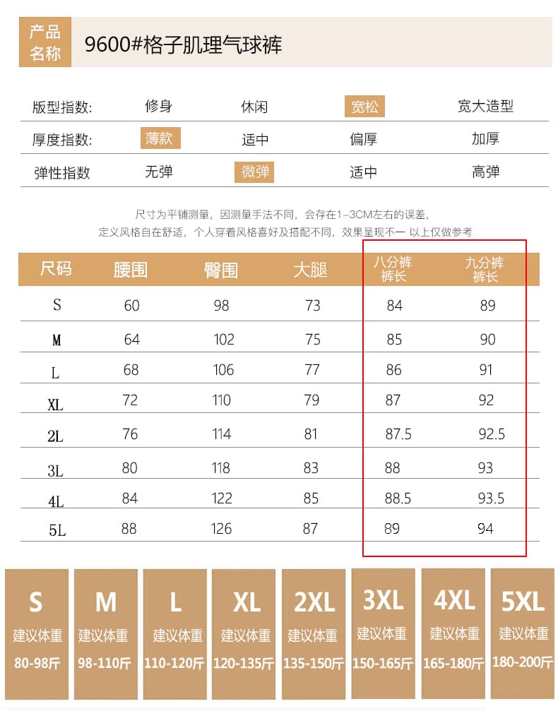 우유 피부 풍선 바지 무료 알아서해라. 여름 체크무늬 질감 제거하다 넓적 다리 캐주얼 9부 바지 작은 키 느슨함 캐주얼 바지 상세 이미지 21