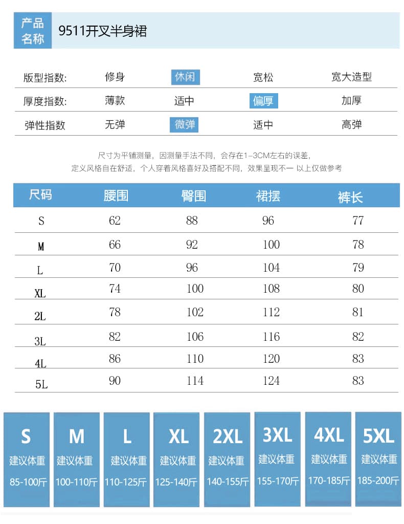 배 모양 몸 트임 얼음 실크 데님 반신 스커트 여성 여름 얇은 스타일 빅 사이즈 표지 고기 중간 길이 주간 실크 한 마디 치마 상세 이미지 24
