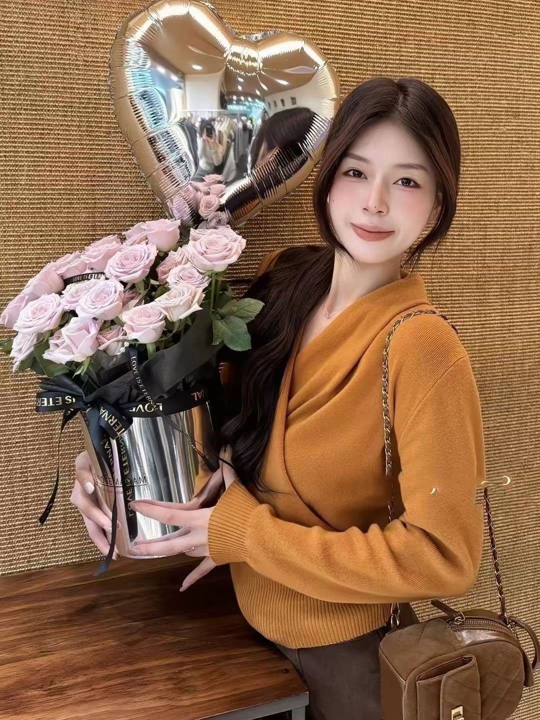 프랑스식 십자가 V넥 여성 가을 겨울 인사이드 가져 가라. 루즈핏 스웨터 디자인 센스 맨위 외국 가스 몸매 가꾸기 니트 만나는 x01 상세 이미지 8