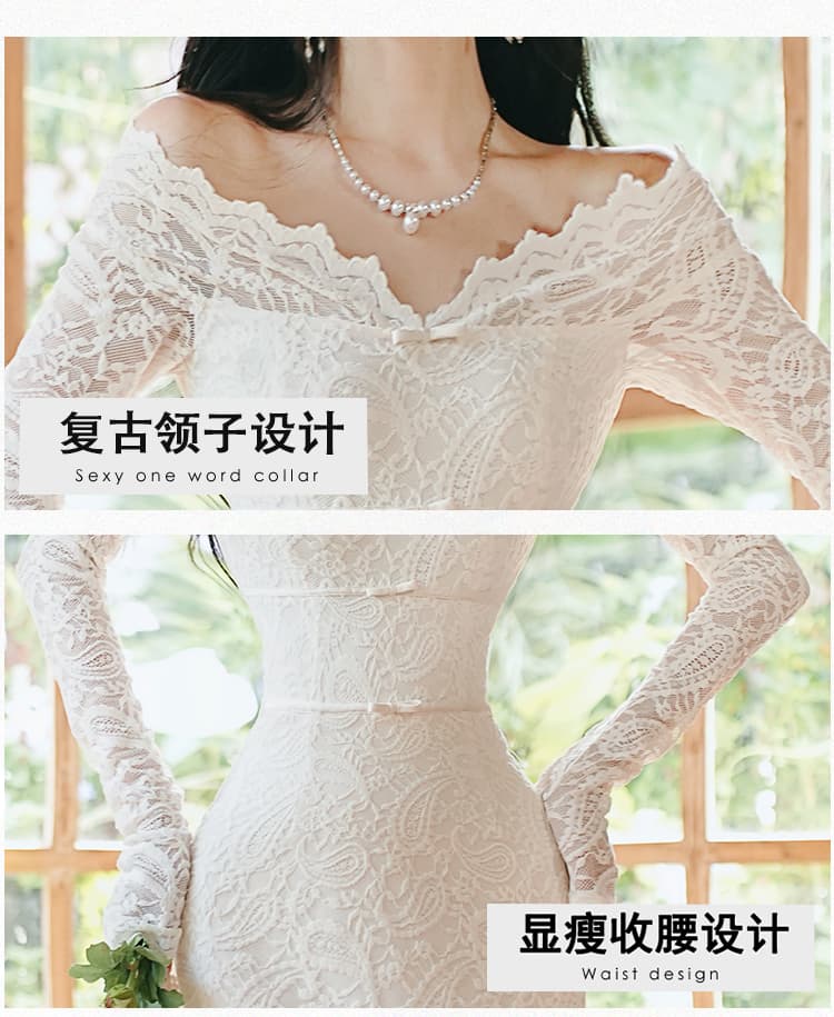 언어 그리스어 진짜 사진 찍기 새로운 하얀 달빛 참여 라이센스 몸매 가꾸기 슬림해 보이는 품격 여신 샤오 바이 치마 상세 이미지 5