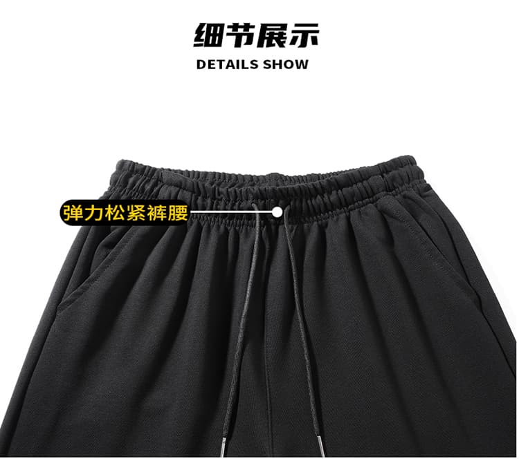 가을 겨울철 남성 털이 있고 두꺼운 웨이 바지 은 여우 플러시 캐주얼 스트레이트 운동 항구 바람 루즈핏 넓은 다리 니트 상세 이미지 21