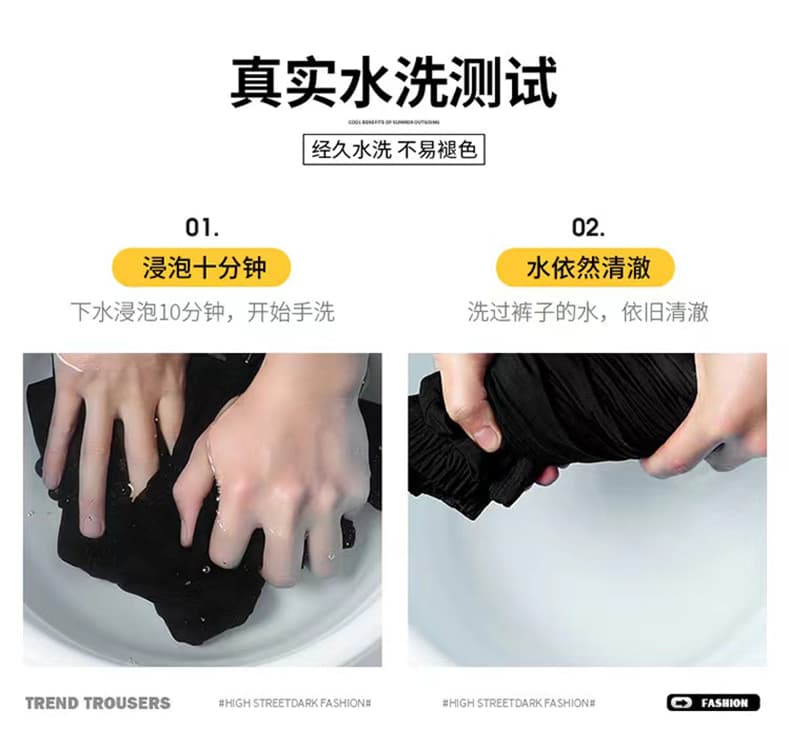 새로운 아메리칸 캐주얼 바지 남성 얇은 스타일 조수 브랜드 워크웨어 바지 남성 스트레이트 캐주얼 긴 바지 상세 이미지 4