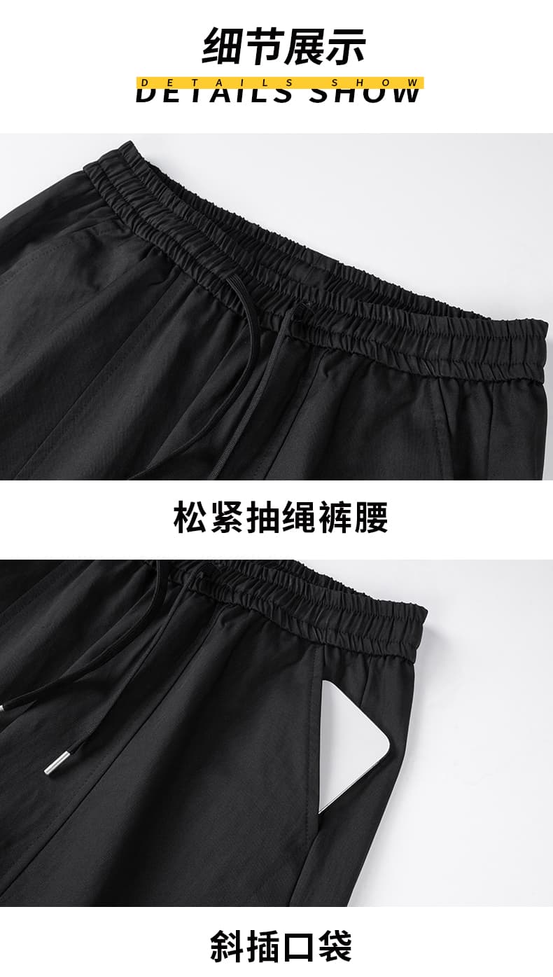 새로운 아메리칸 캐주얼 바지 남성 얇은 스타일 조수 브랜드 워크웨어 바지 남성 스트레이트 캐주얼 긴 바지 상세 이미지 18