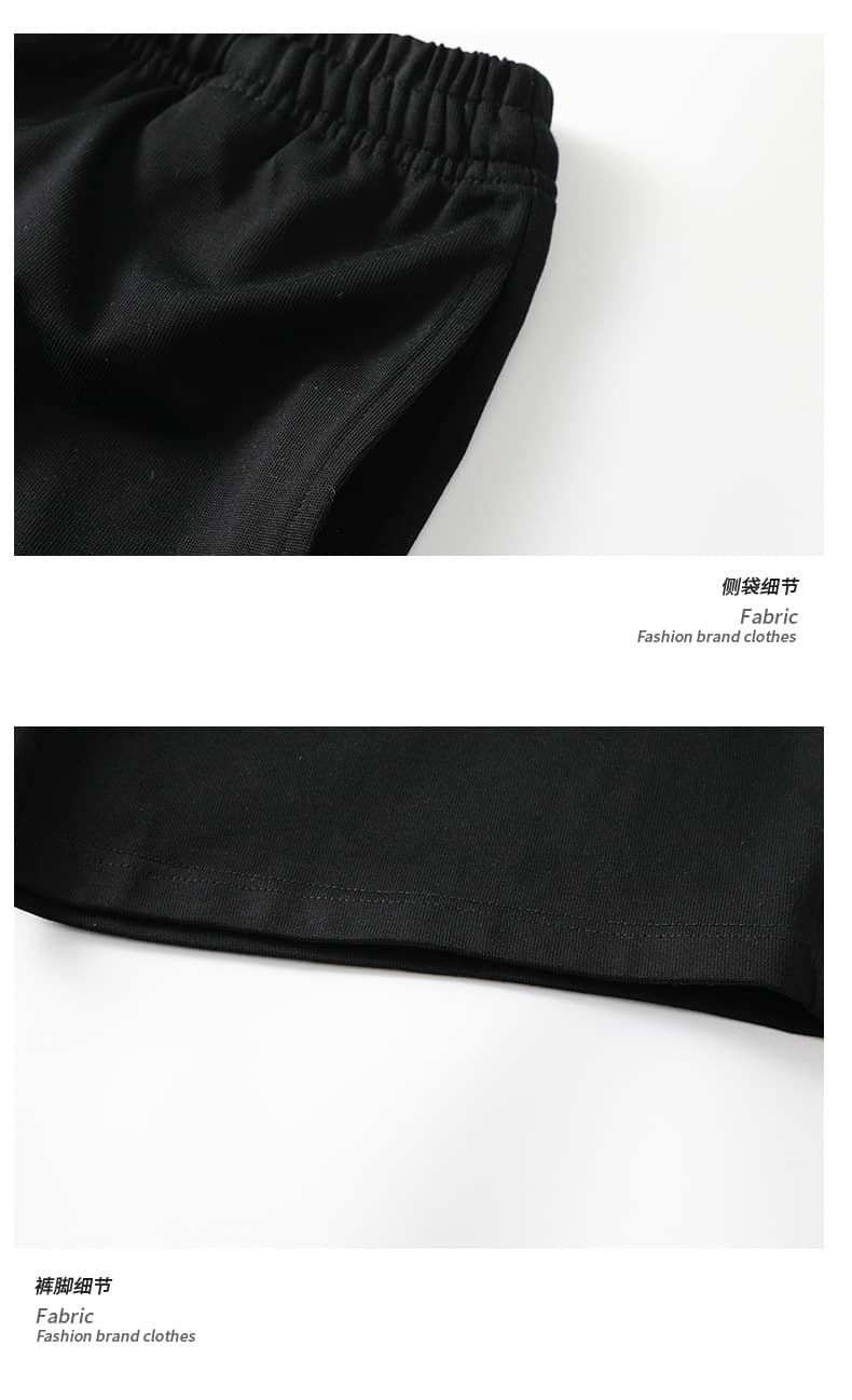 차가운 실크 코튼 7a 항균 2026 새로운 여름 반팔 티셔츠 남자 스포츠 슈트 빅 사이즈 국경 간 m-8xl 세트 상세 이미지 16