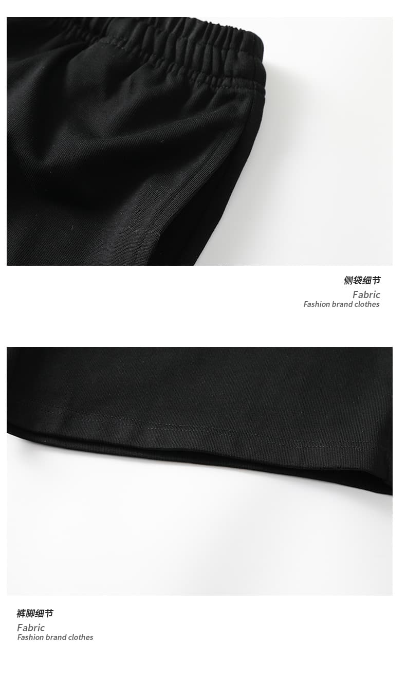차가운 실크 코튼 7a 항균 2026 새로운 여름 반팔 티셔츠 남자 스포츠 슈트 빅 사이즈 국경 간 m-8xl 세트 상세 이미지 14