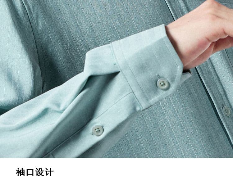 새로운 단색 긴팔 셔츠 남성 가을 루즈핏 캐주얼 맨위 재킷 디자인 센스 고급 센스 어둠 곡물 주머니 상세 이미지 19