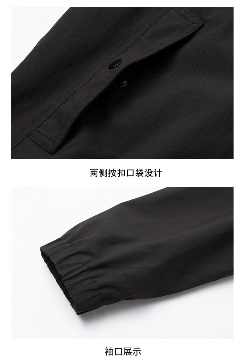 새로운 가을 빅 사이즈 재킷 스탠드 칼라 조수 브랜드 ins 청소년 잘 생긴 다용도 루즈핏 맨위 상세 이미지 13