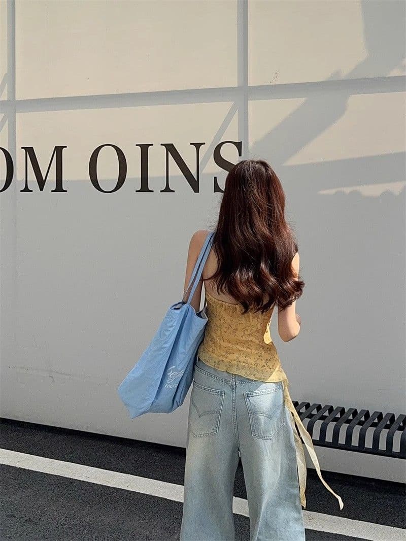프랑스식 복잡한 고대 칼라 체크무늬 여성 셔츠 여름 새로운 반팔 작은 셔츠 빅 사이즈 슬림해 보이는 불규칙 맨위 상세 이미지 7