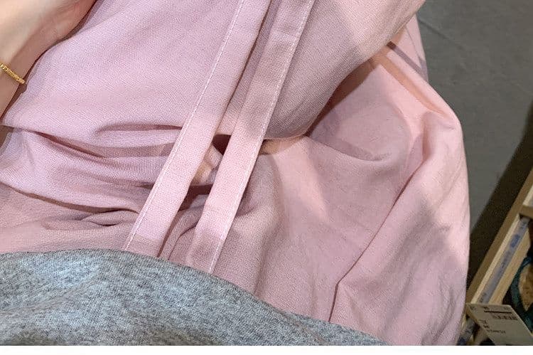 3 차원 허리 두 바지 길다 면 린넨 풍선 모통이 칼 바지 여성 여름 얇은 스타일 하이웨이스트 캐주얼 아마 와이드 레그 팬츠 상세 이미지 10