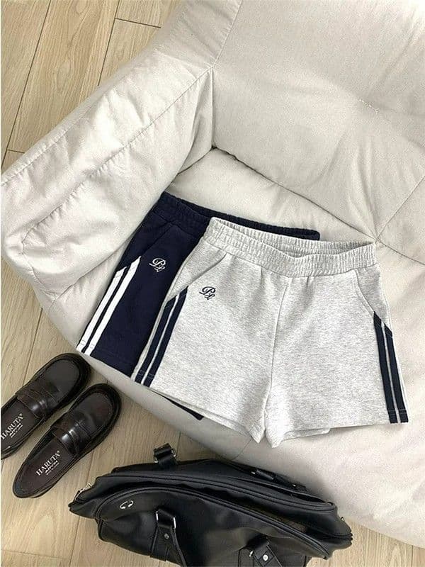 3 차원 허리 머리 고급 센스 Chic 아메리칸 레트로 운동 바람 캐주얼 바지 2026 여름 슬림해 보이는 다용도 반바지 이미지 4
