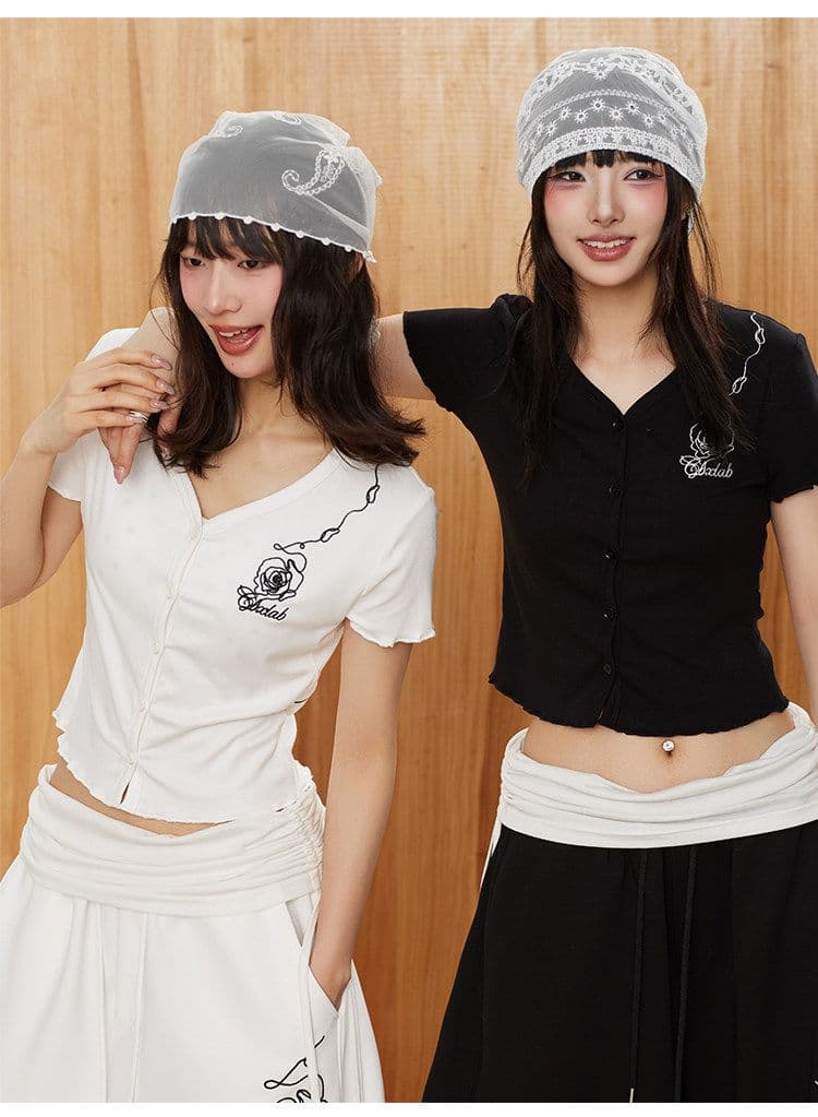 아메리칸 거리 바람 페이크 레이어드 패치워크 색상 허리 머리 와이드 레깅스 바지 검정색 재즈 댄스 바지 캐주얼 긴 바지 상세 이미지 6