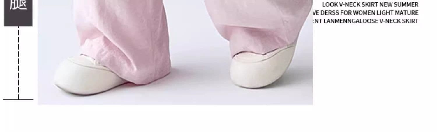 정장 허리 머리 우유 푸 정장 바지 아이들 여름 새로운 고급 도루 센스 와이드 스트레이트 캐주얼 와이드 레그 팬츠 상세 이미지 12