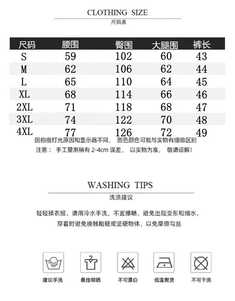 워싱 면 100% 인사이드 테두리 워크웨어 캐주얼 반바지 여름 한 마디 넓은 다리 바지 오부 바지 여성 상세 이미지 1