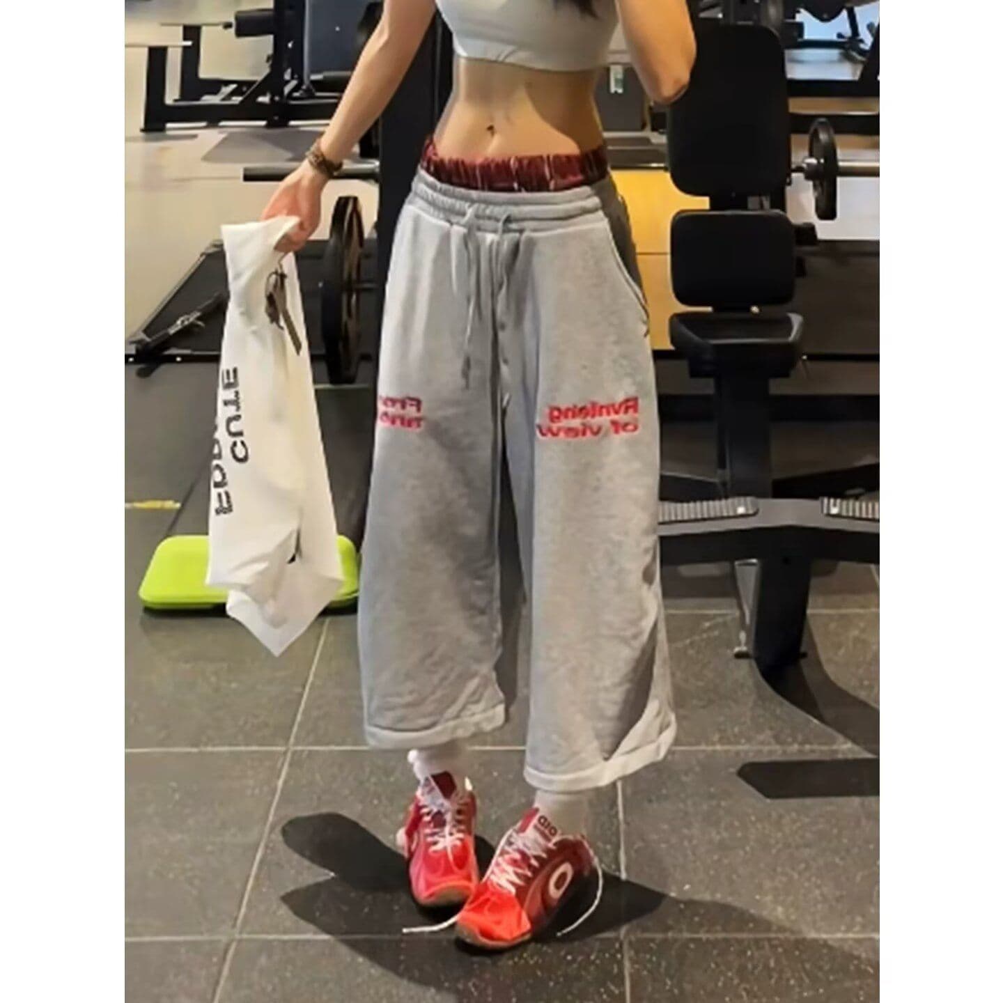 반바지 트렌디 사람들 주 남녀 여름 루즈핏 조수 브랜드 캐주얼 운동 7 점 바지 ins 트렌디 외출용 반바지 커플