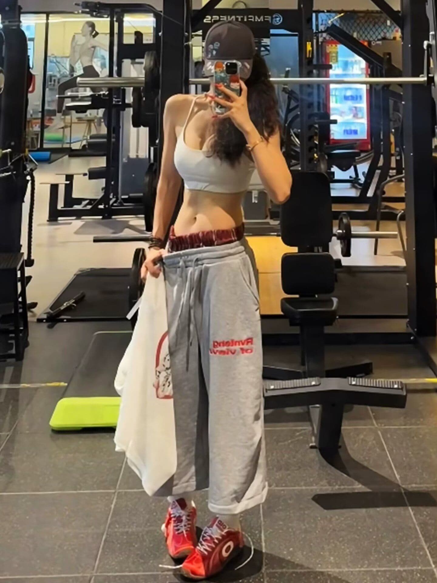 반바지 트렌디 사람들 주 남녀 여름 루즈핏 조수 브랜드 캐주얼 운동 7 점 바지 ins 트렌디 외출용 반바지 커플 상세 이미지 13