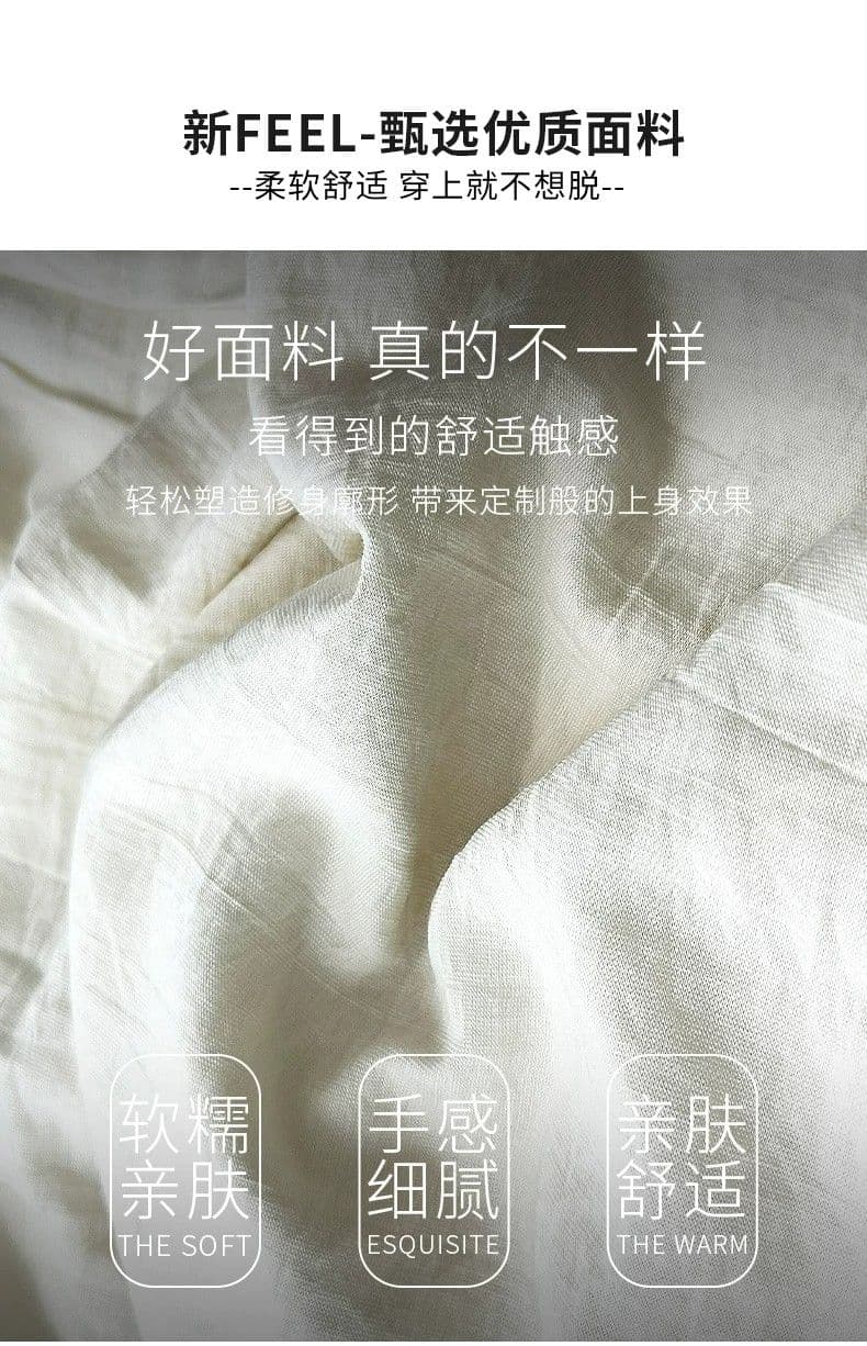 있음 안감 주간 실크 아마 봄 여름 새로운 바지 플리츠 긴 바지 와이드 레그 팬츠 도루 센스 느슨함 캐주얼 바지 여성 상세 이미지 6