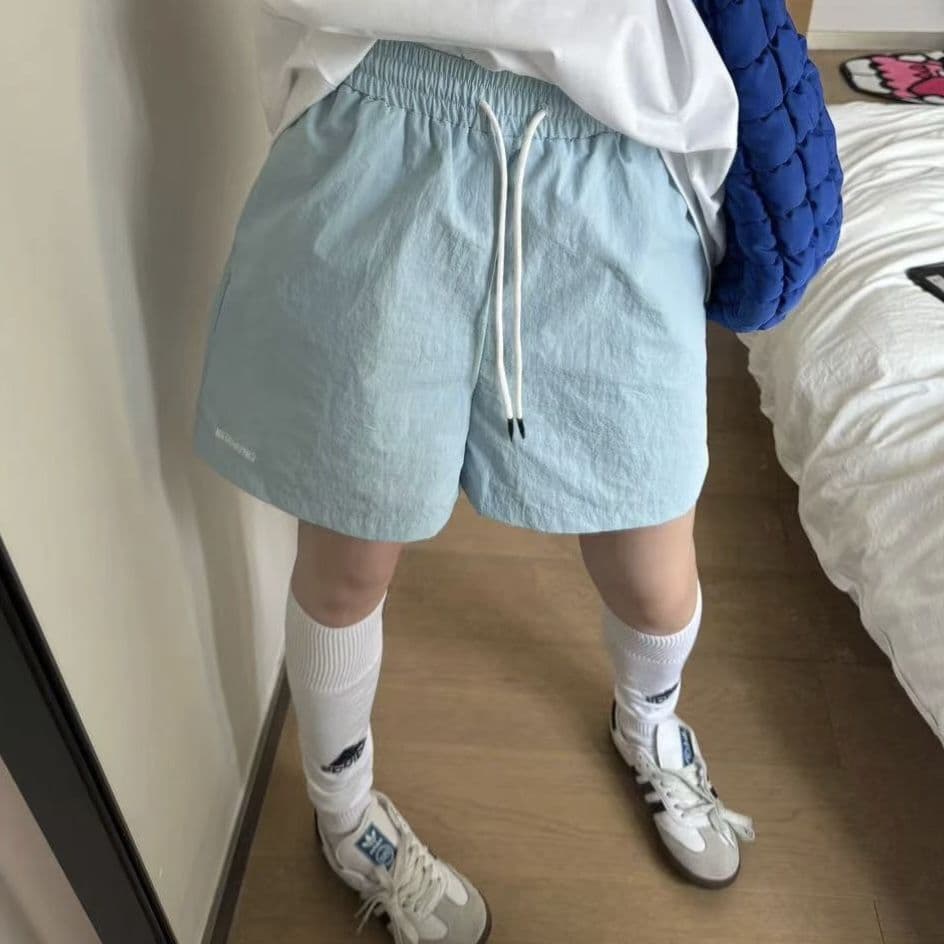 ins 색상 도파민 해변 반바지 여성 다용도 여름 얇은 스타일 루즈핏 운동 캐주얼 바지 상세 이미지 5