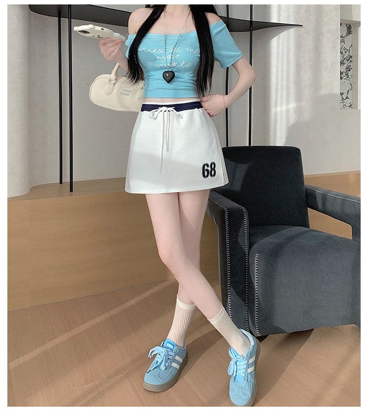 사람들 면 빈 가스 층 배색 테두리 펌프 로프 레이스업 한 마디 캐주얼 바지 여성 한국 스타일 다용도 외출용 넓은 다리가 짧다. 바지 상세 이미지 17