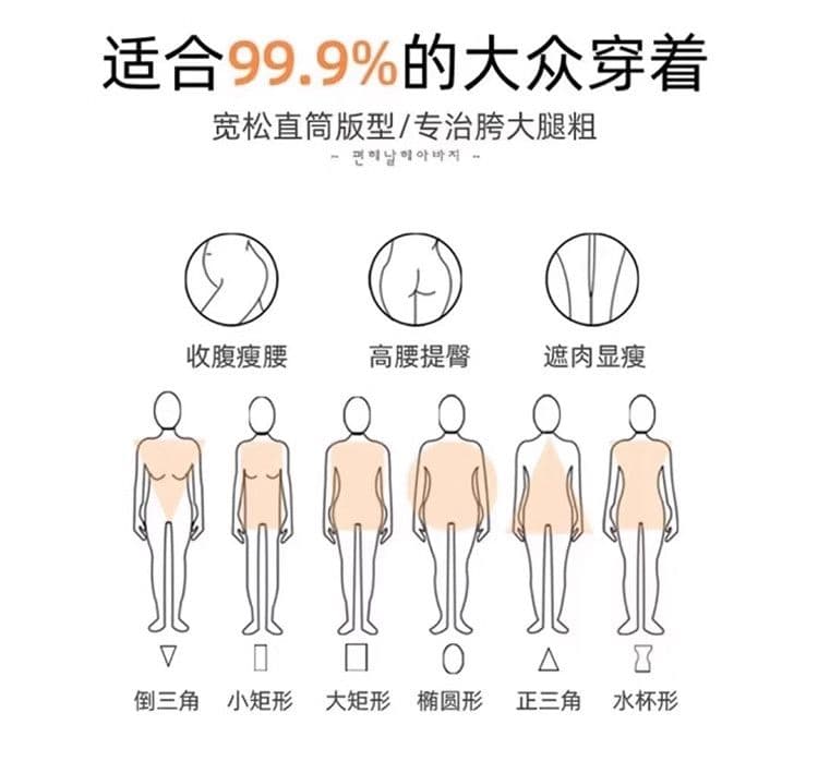 회색 넓은 다리 모통이 칼 바지 여성 2026 이른 가을 새로운 빅 사이즈 지방 mm 루즈핏 슬림해 보이는 도루 센스 스트레이트 캐주얼 바지 상세 이미지 3