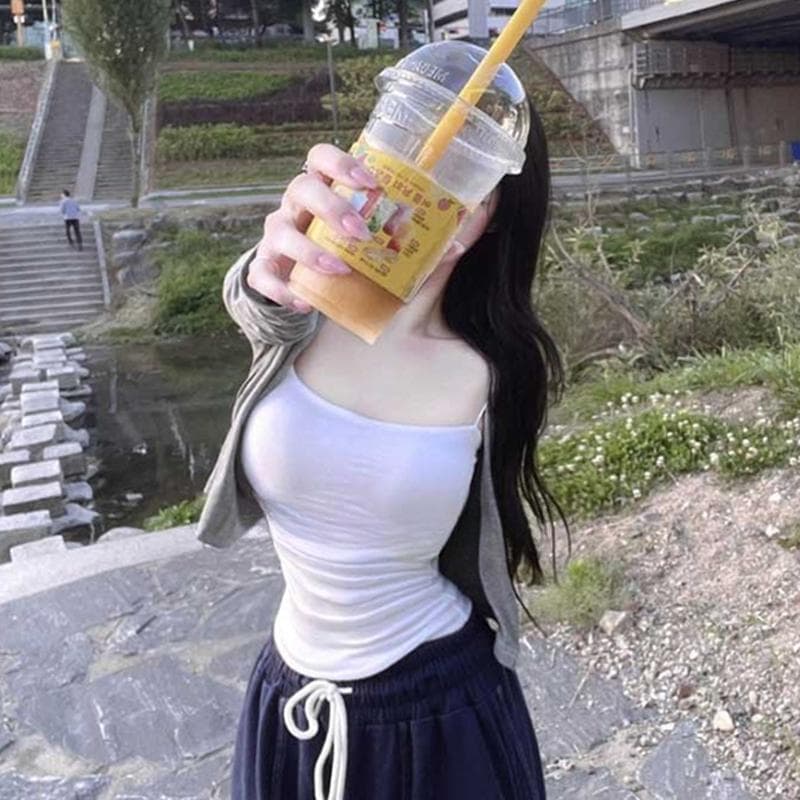 한국 동대문 봄 여름 새로운 품격 보존 몸매 가꾸기 얇은 스타일 마이크로 ~을 통해 다용도 긴팔 자외선 차단 작은 열림 셔츠 티셔츠 이미지 2