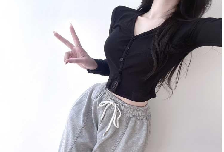 한국 동대문 봄 여름 새로운 품격 보존 몸매 가꾸기 얇은 스타일 마이크로 ~을 통해 다용도 긴팔 자외선 차단 작은 열림 셔츠 티셔츠 상세 이미지 9